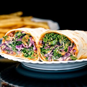 Peanut/Tree Nut Allergy-Friendly Caesar Salad Garden Wrap