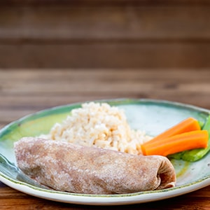 Fish/Shellfish Allergy-Friendly Bean and Cheese Burrito