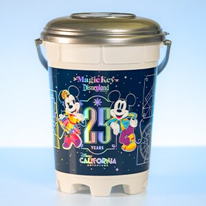Disney California Adventure 25th Magic Key Anniversary Popcorn Bucket