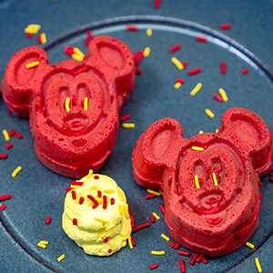 Hotteok-inspired Mickey-shaped Waffles