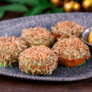 Coconut Pandan Donuts