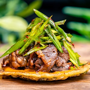 Scallion Pancake Tostada