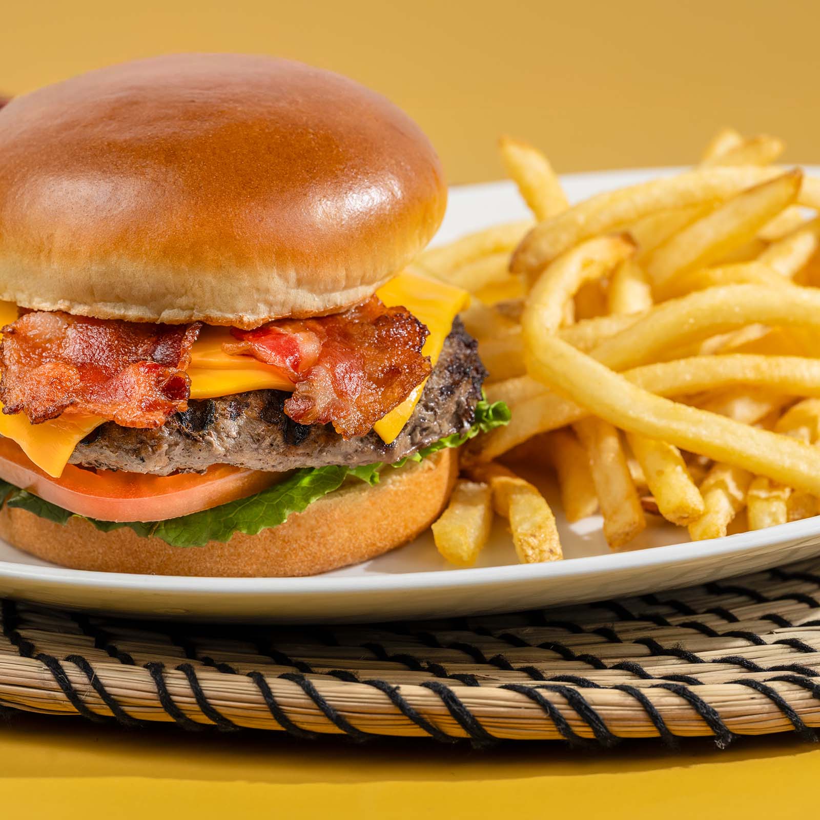 1/3 lb Angus Bacon Cheeseburger