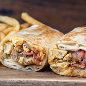 Sesame Allergy-Friendly Classic Breakfast Burrito 
