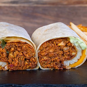 Sesame Allergy-Friendly Chorizo Burrito