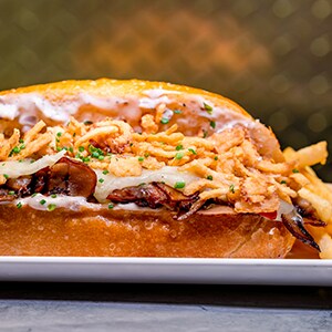 Mushroom Philly Sandwich 