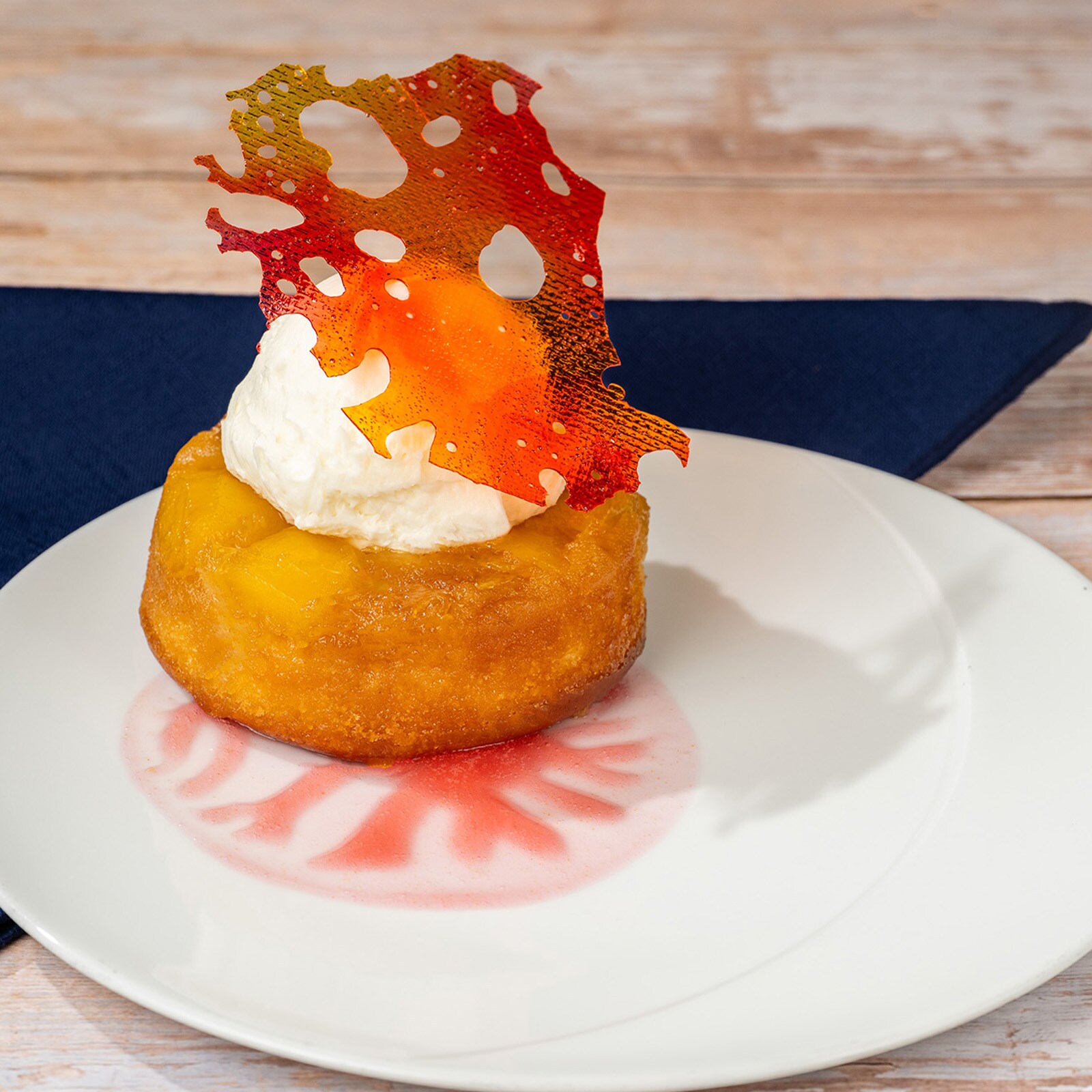 Mango-Pineapple Upside-down Cake