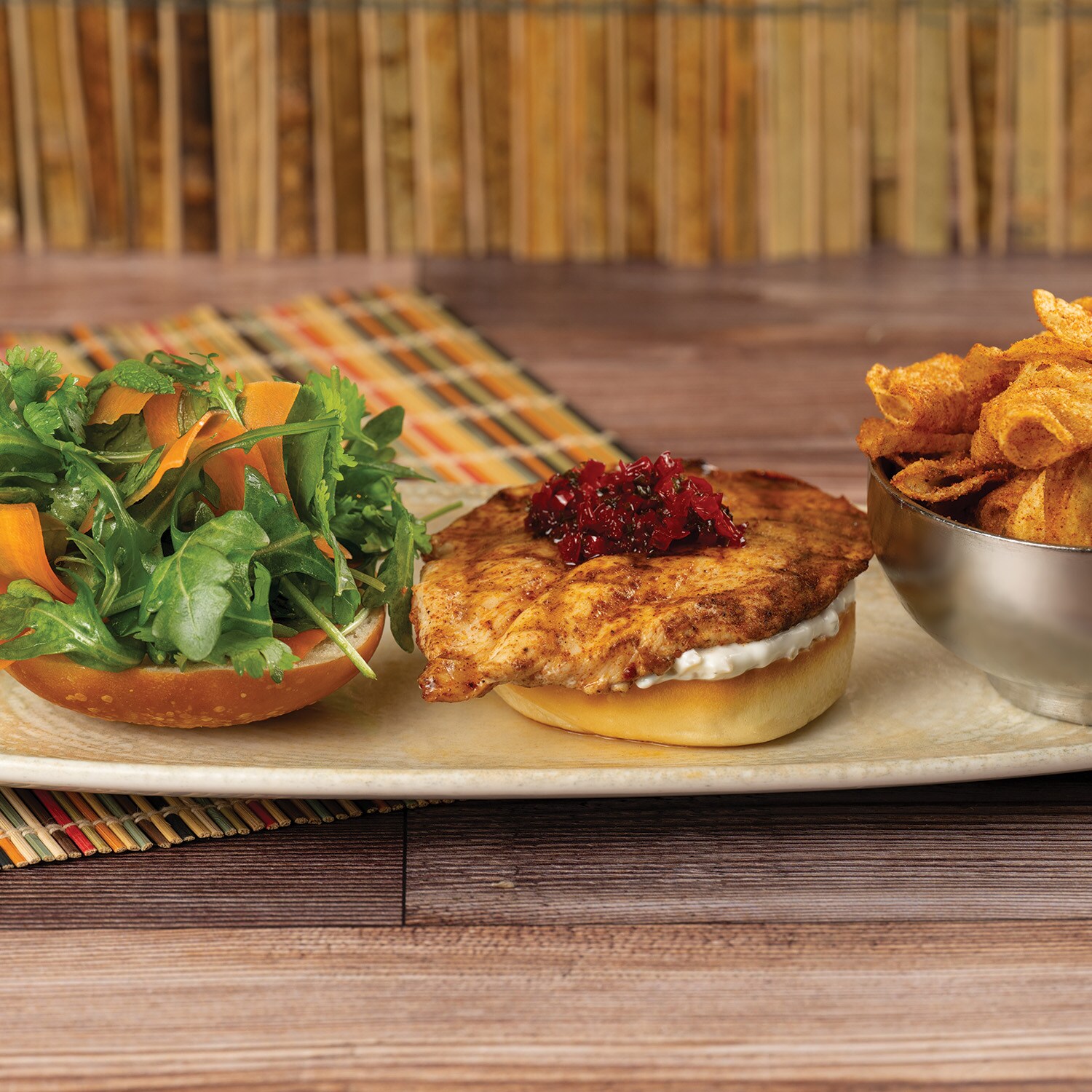 Tandoori-spiced Chicken Sandwich