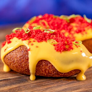 Spicy Cheese Corn Dog Bites