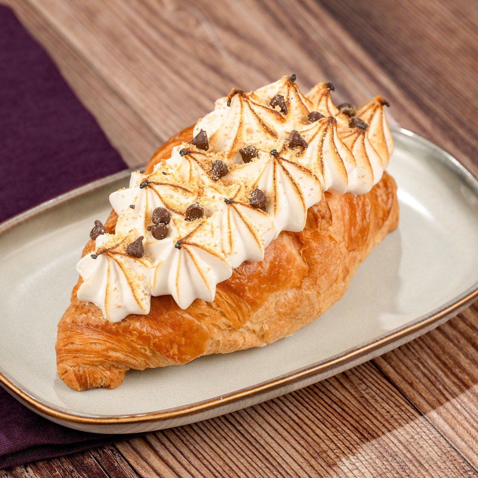 Chocolate-Marshmallow-Hazelnut Croissant