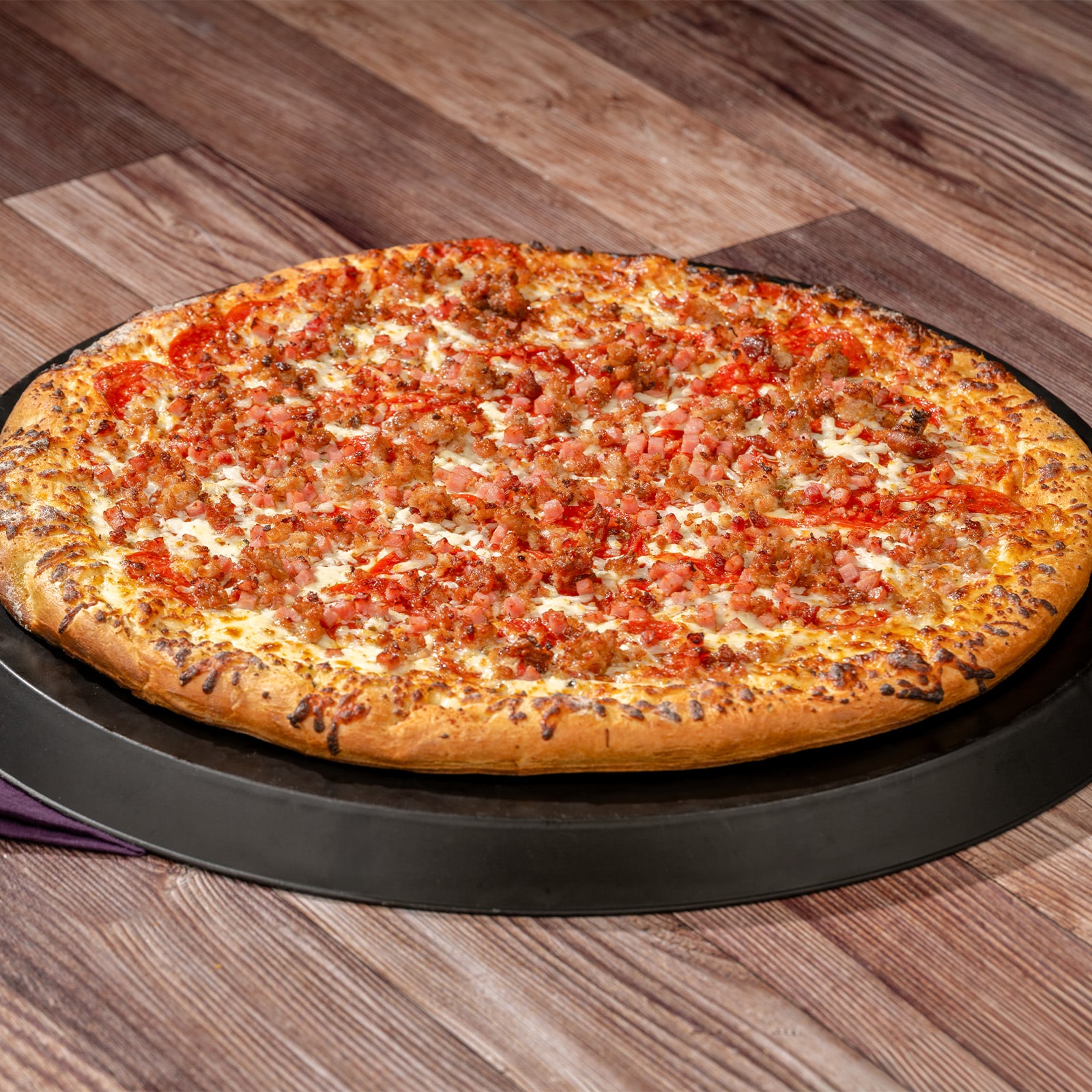 Four-Meat Pizza