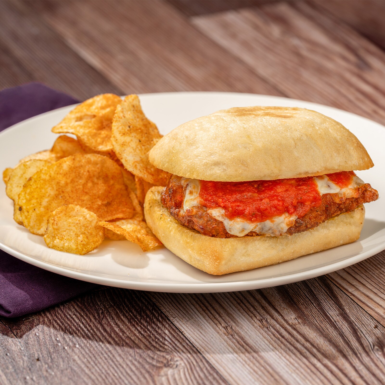 Crispy Chicken Parmesan Sandwich