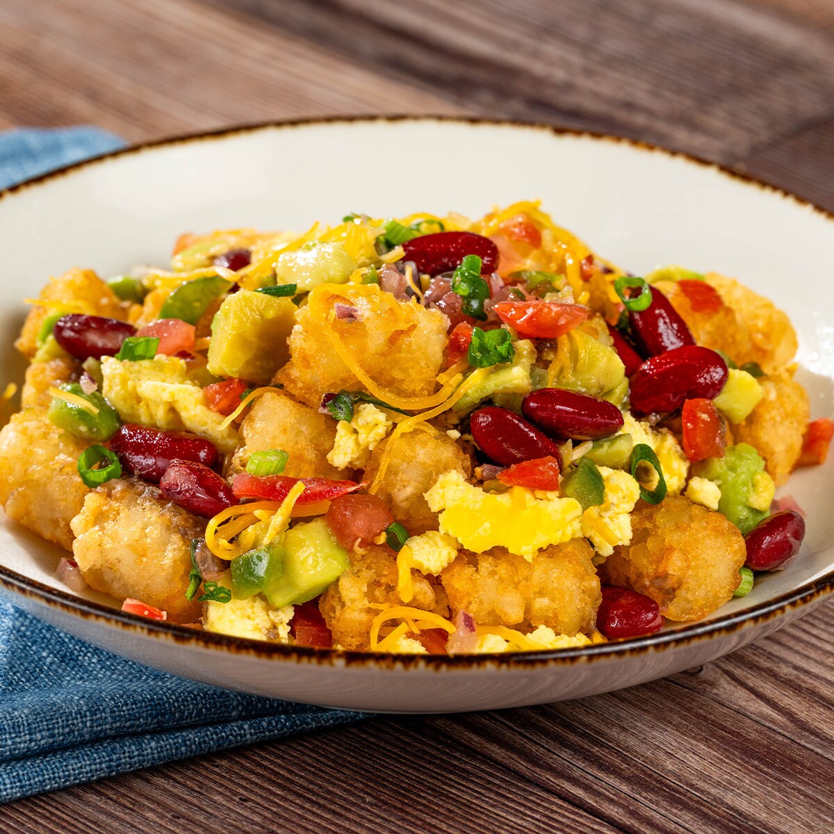 Plant-Based Loaded Totcho Bowl