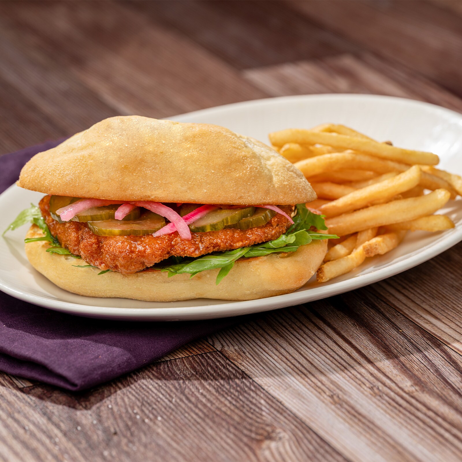 Hot Honey Crispy Chicken Sandwich