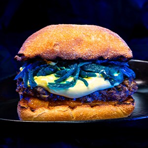 Bounty Bun with Spiced Beef and Pork