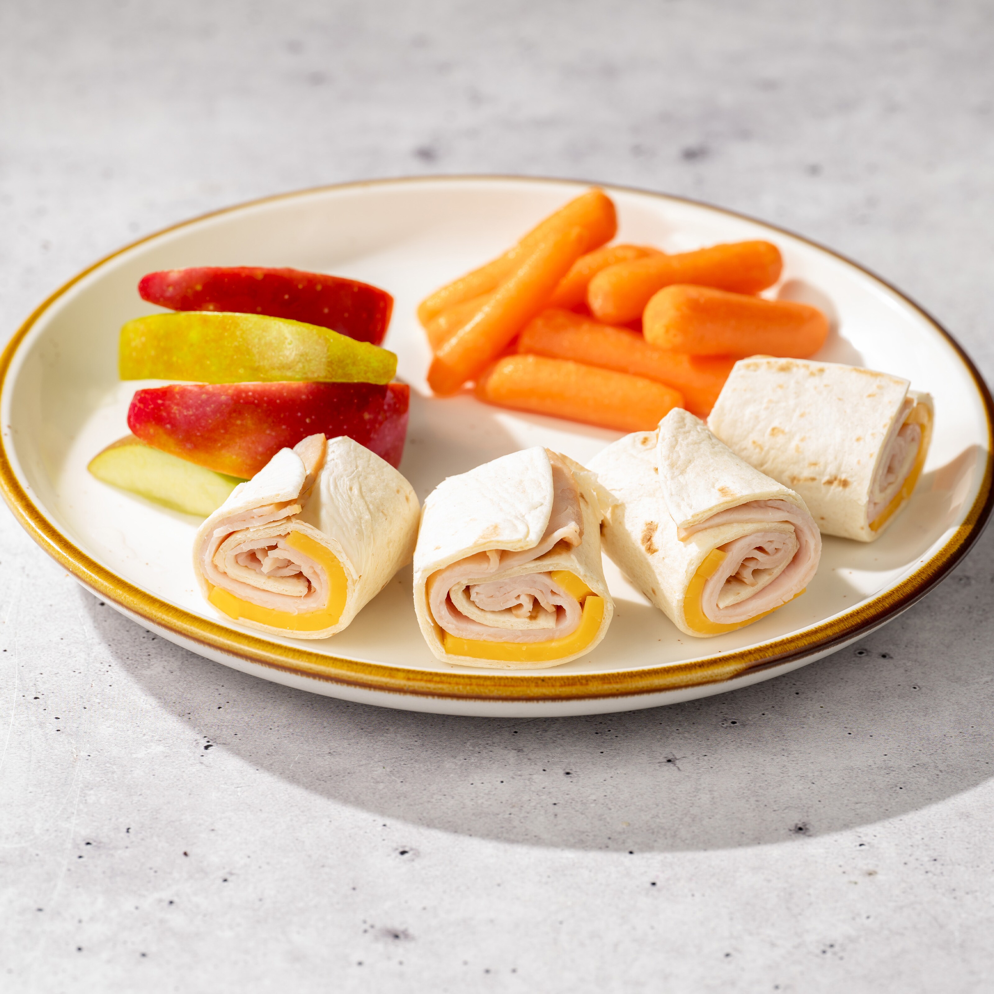 Kids' Turkey and Cheddar Pinwheel