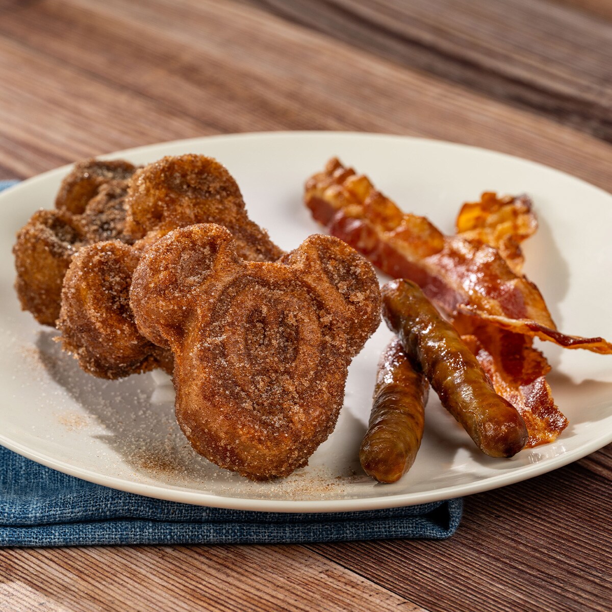 Mickey-shaped Churro Waffles