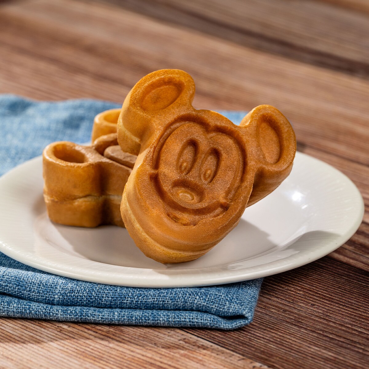 Mickey-shaped Waffles