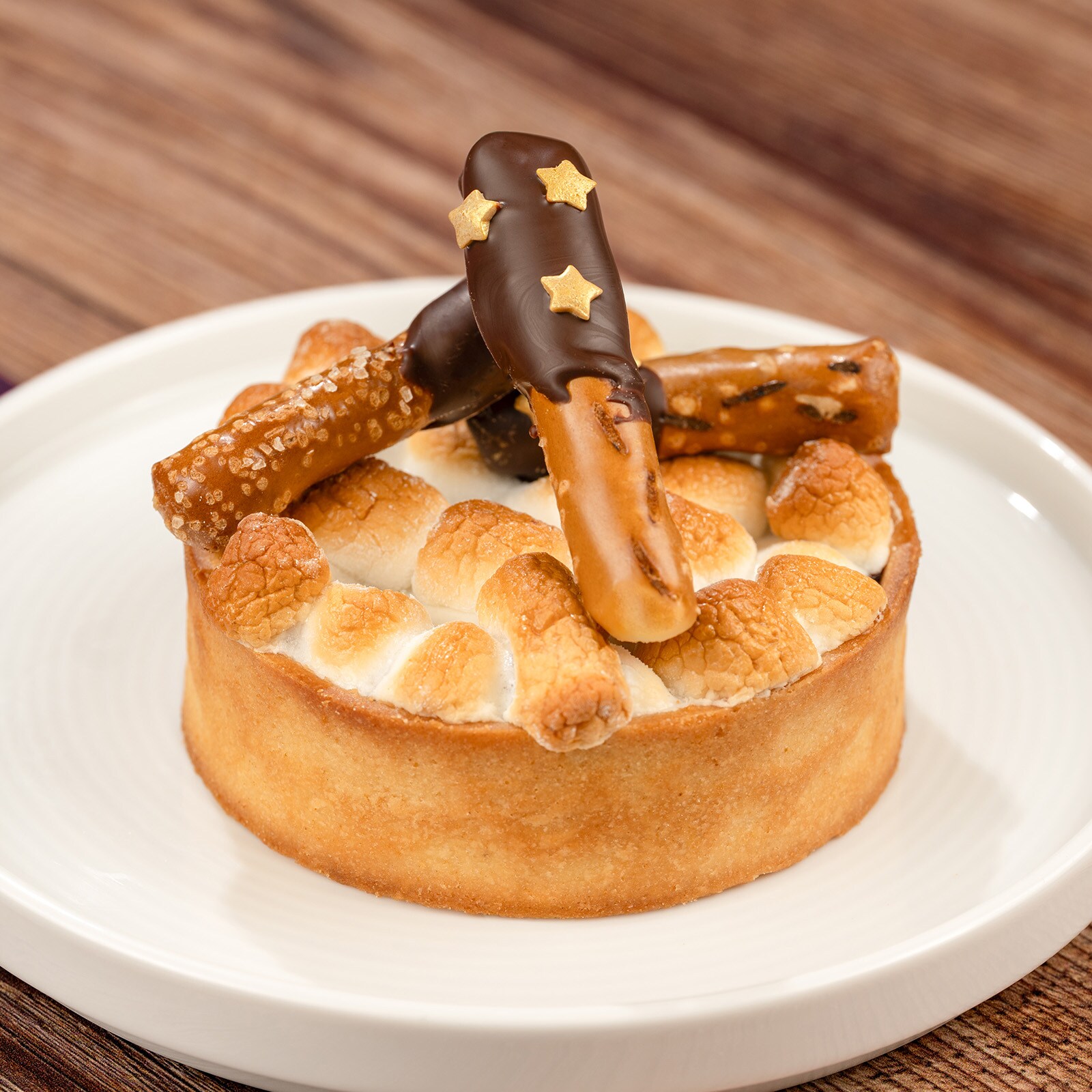S'mores Chocolate-Marshmallow Tart