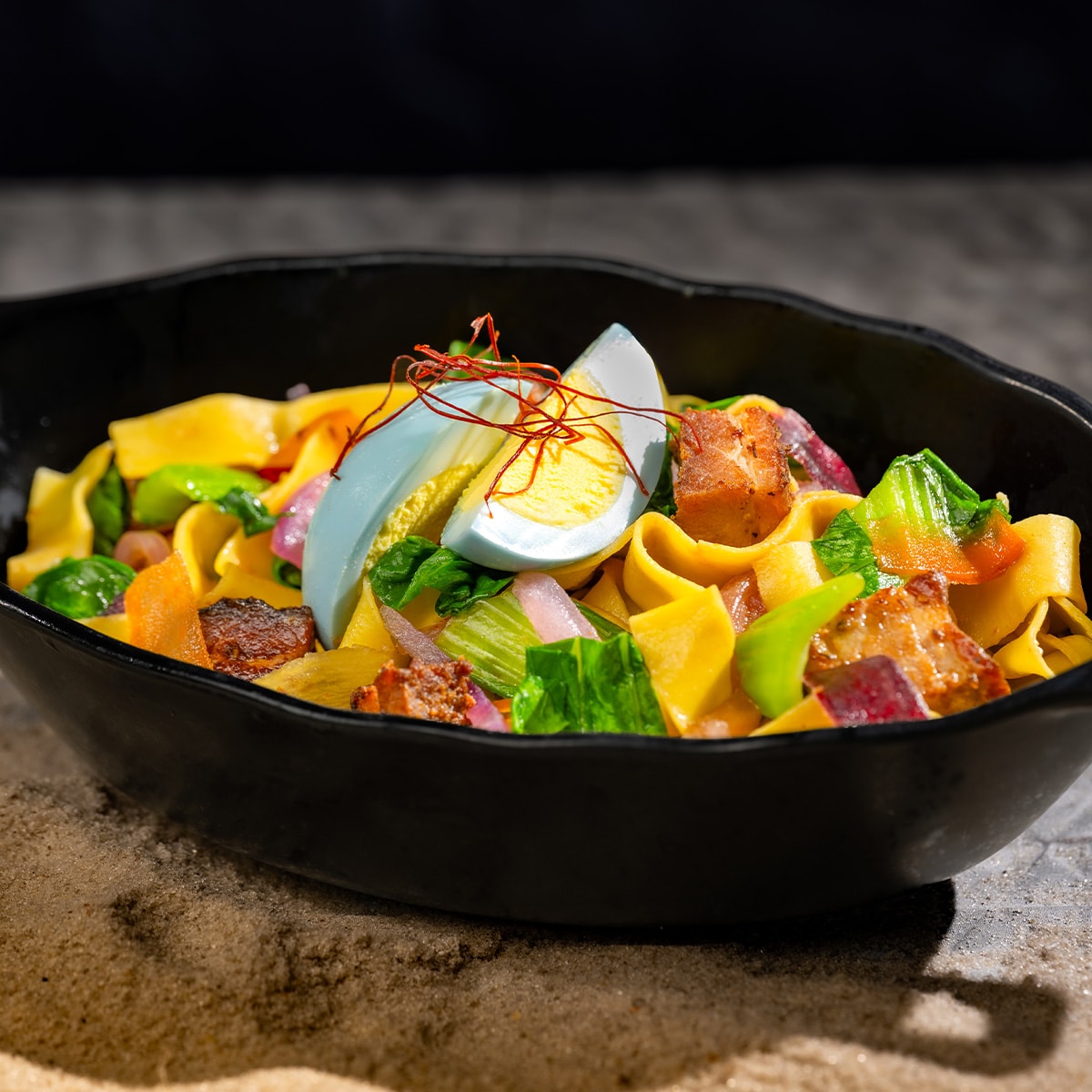 Sweet-and-Spicy Puffer Pig Pasta