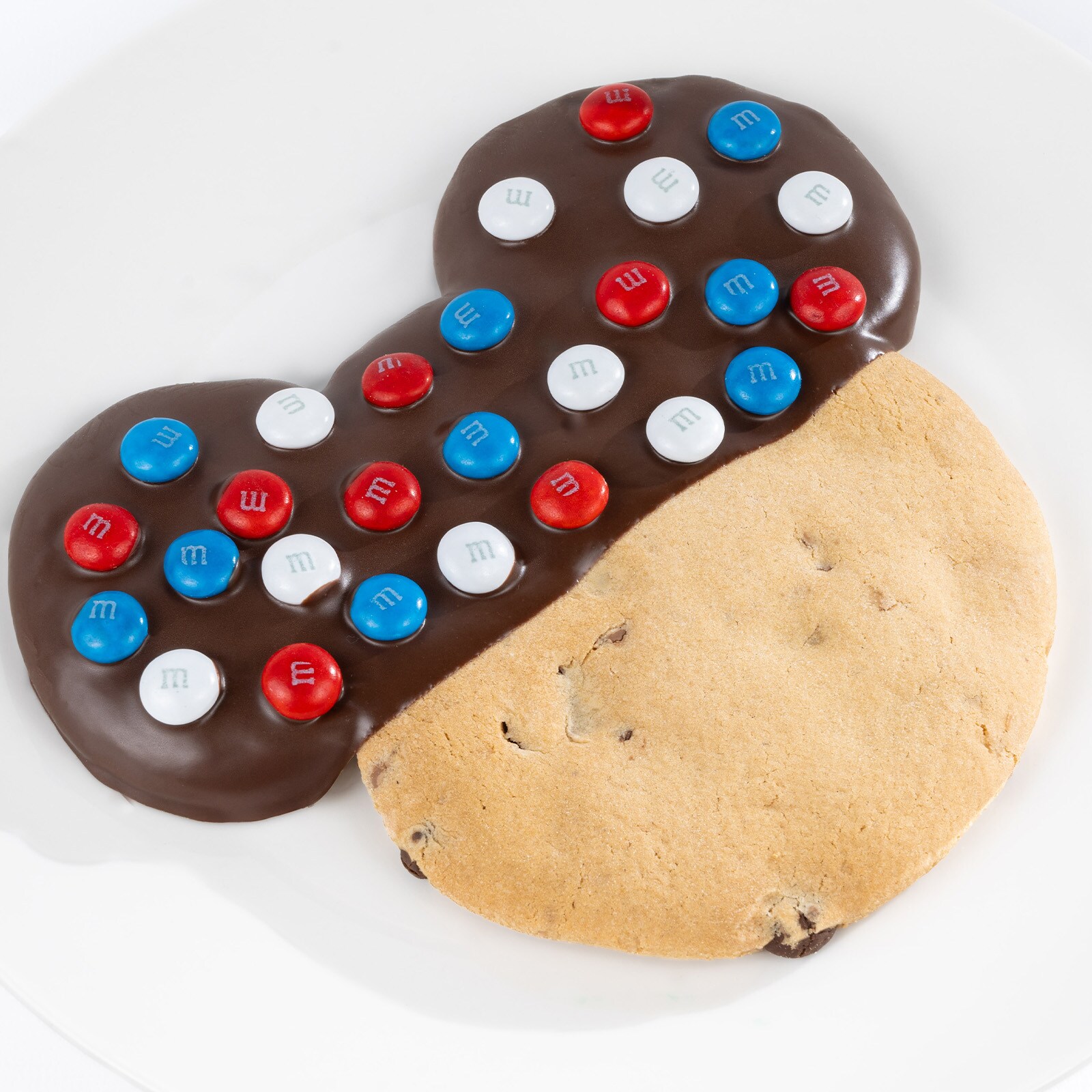 Large Mickey Chocolate Chip Cookie with M&M’S® Milk Chocolate Candies