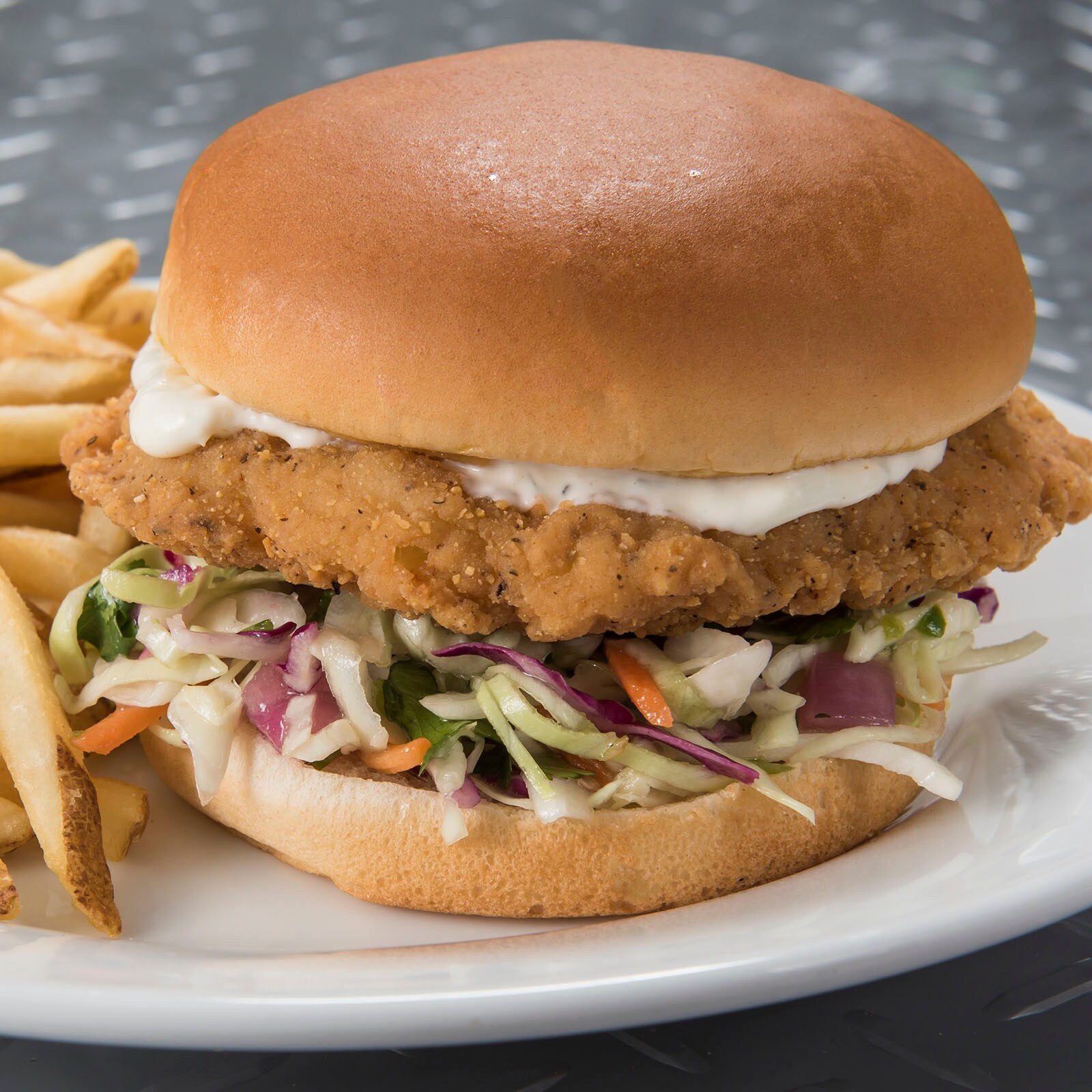 Sesame Allergy-Friendly Fried Chicken Sandwich
