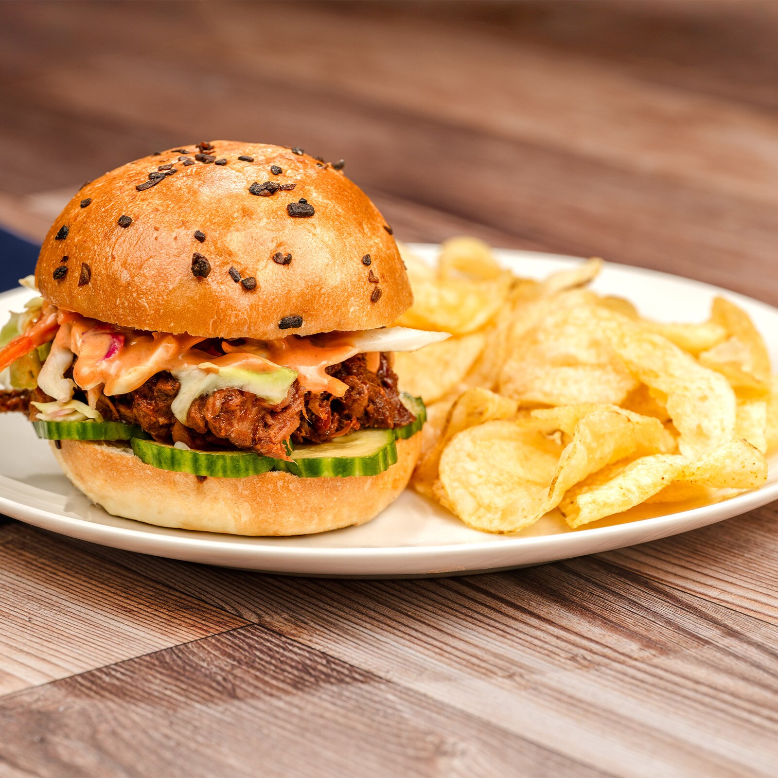 Plant-based Barbecue Jackfruit Sandwich