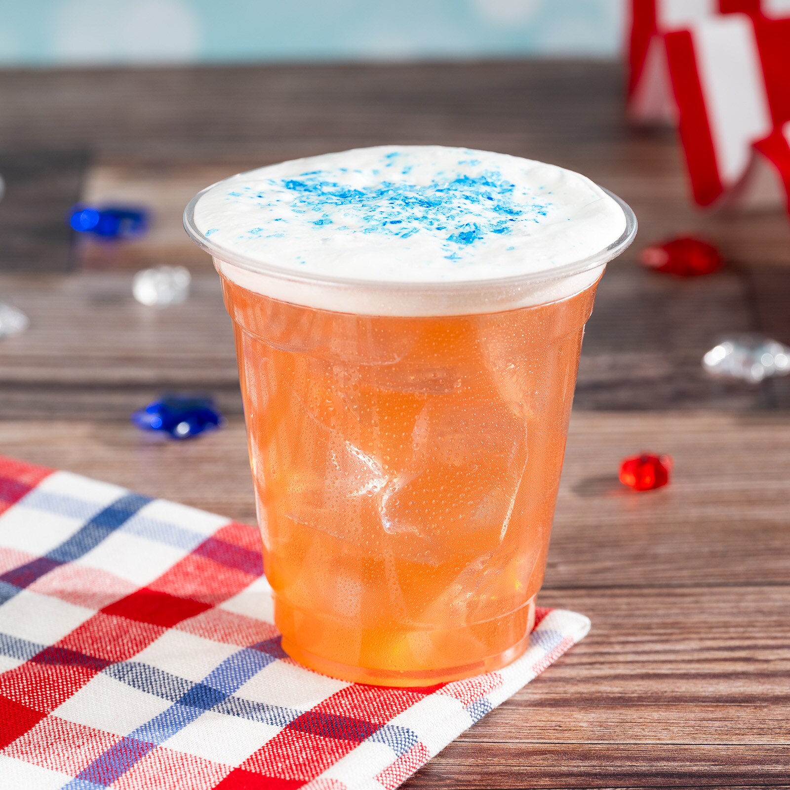 Red, White, and Blue Lemonade Cocktail