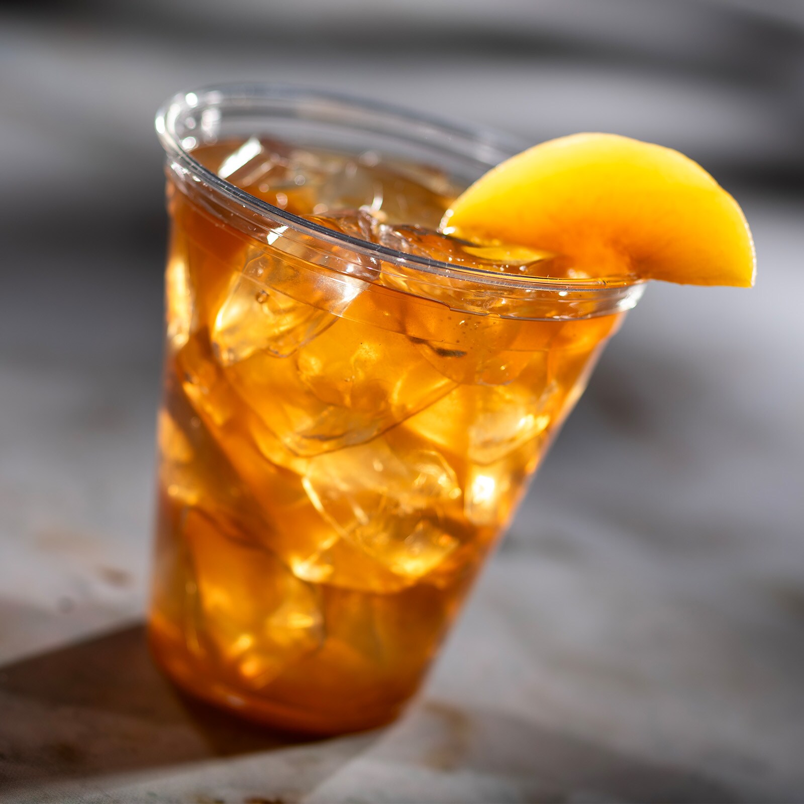 Peach Whiskey Iced Tea