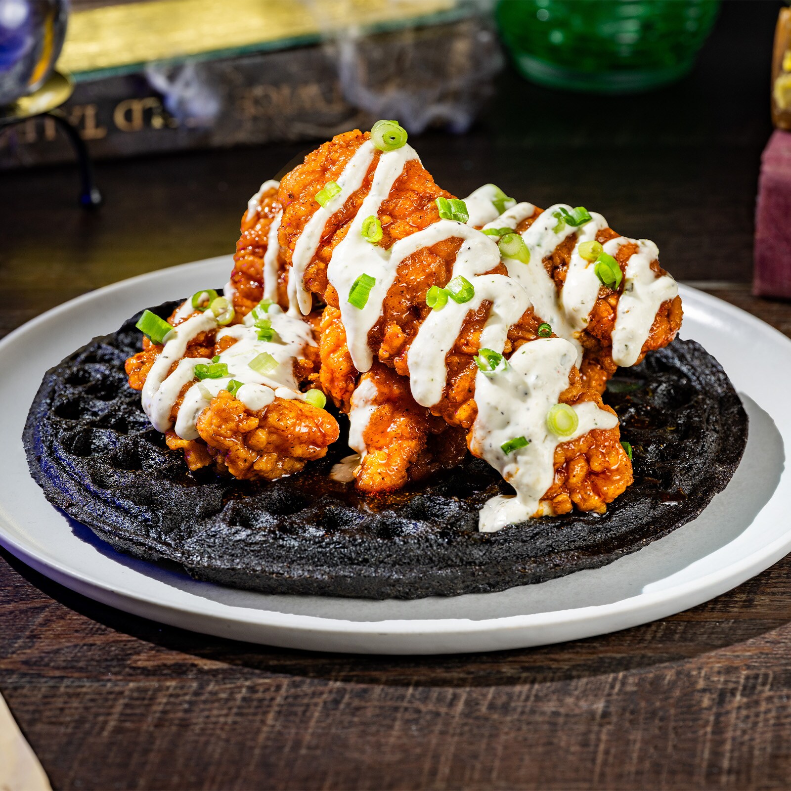Graveyard Hot Chicken and Waffle