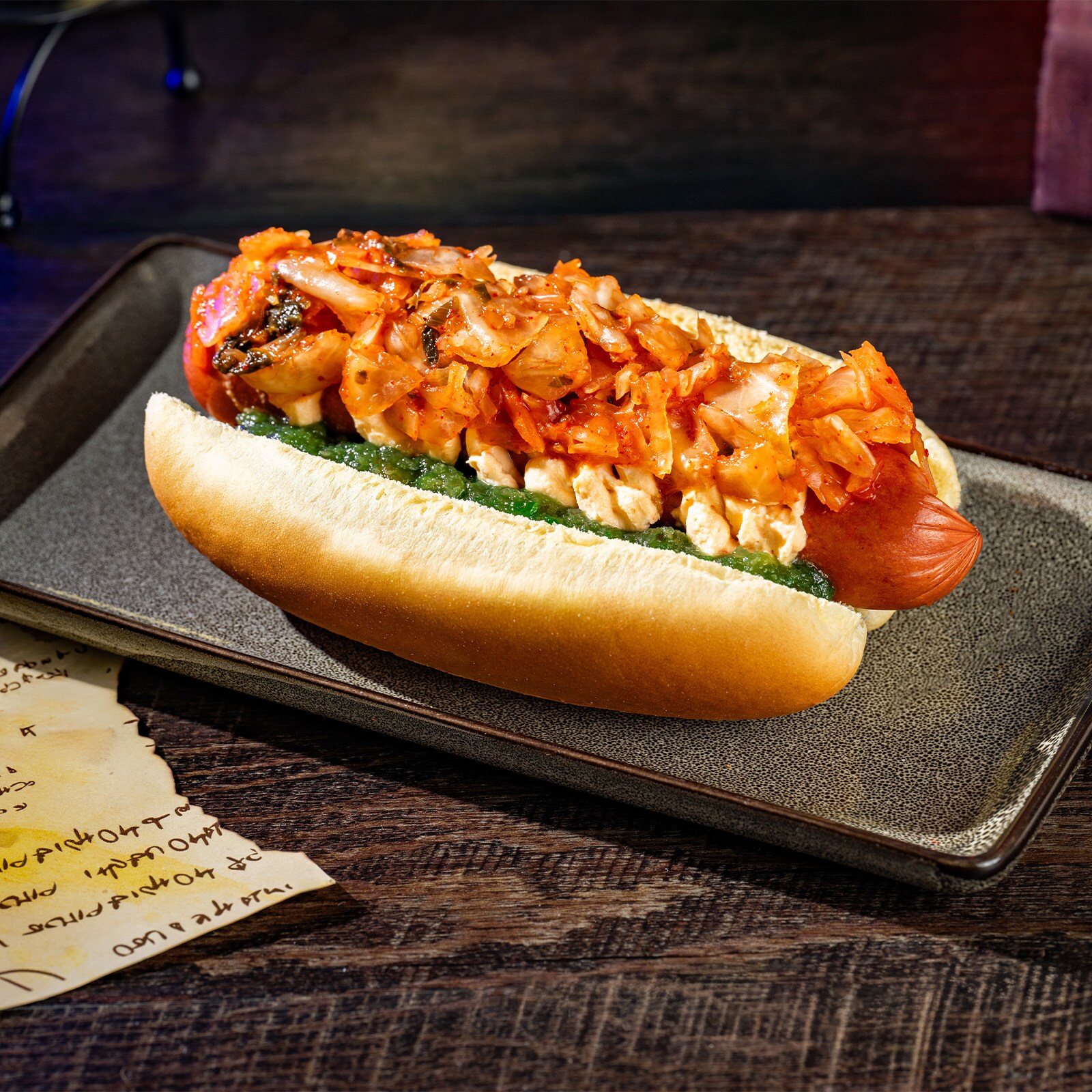 Creepy Kimchi Hot Dog