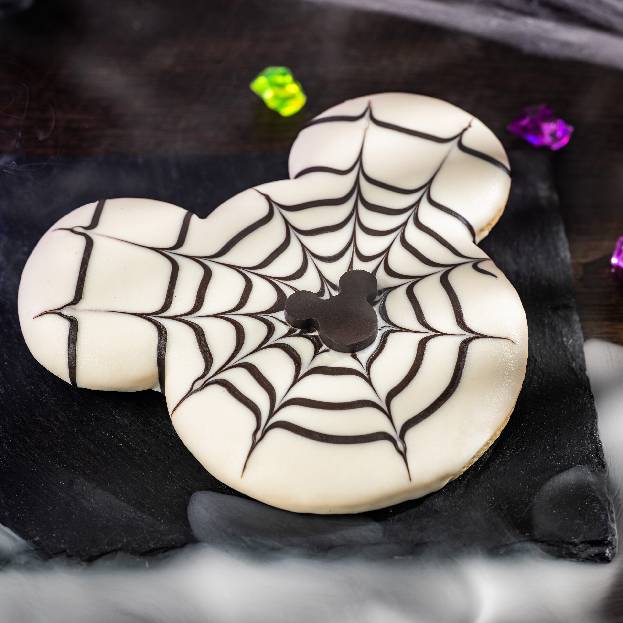 Large Mickey Spiderweb Cookie