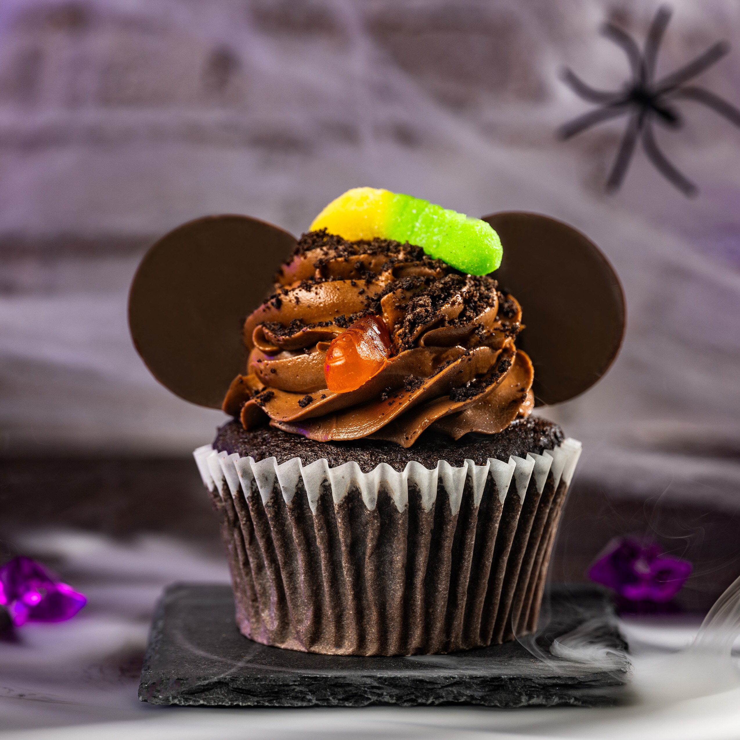 Mickey Halloween Chocolate Cupcake