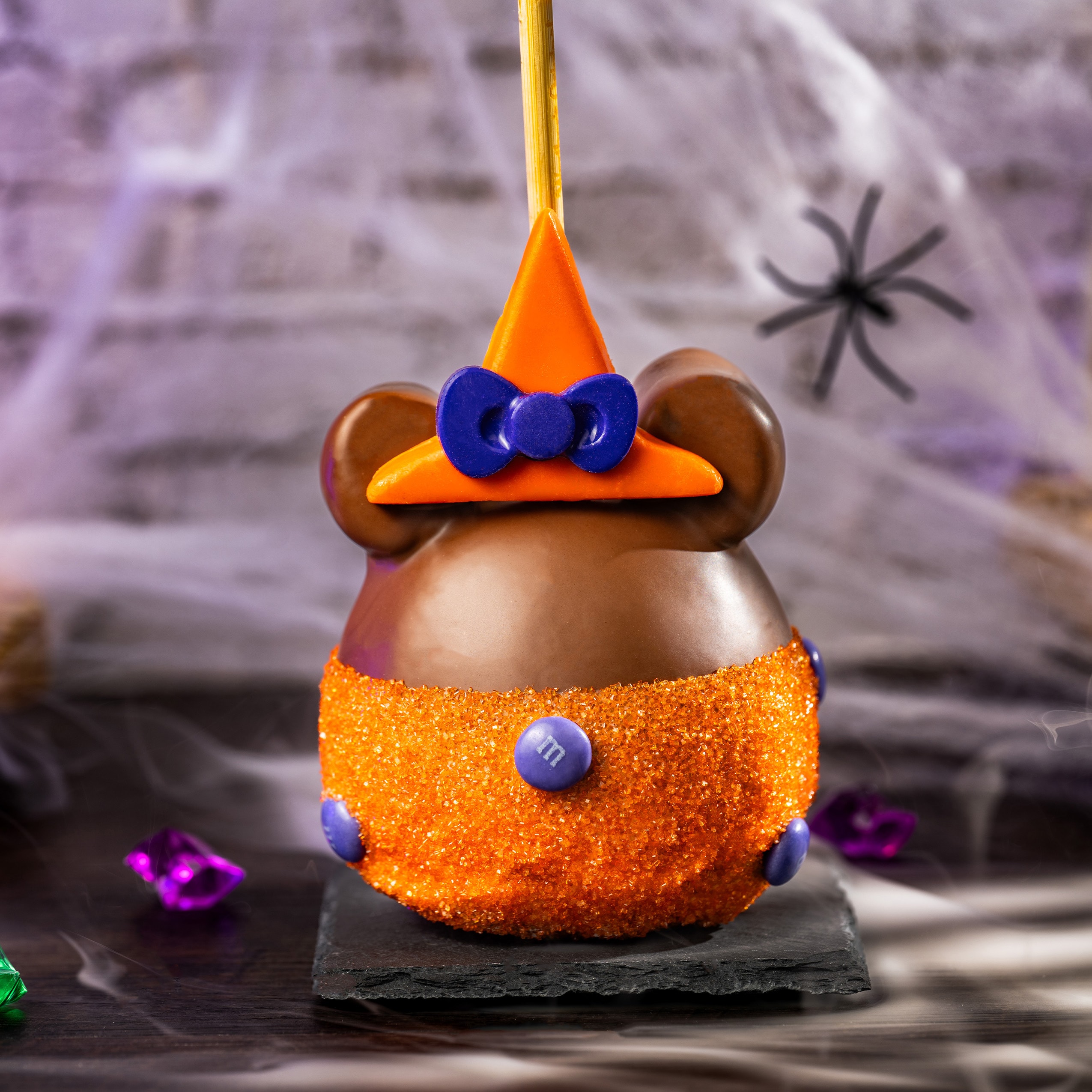 Minnie Witch Caramel Apple
