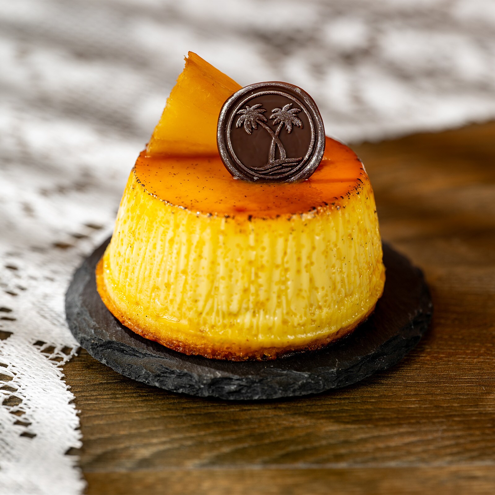 Toasted Coconut Flan Cake