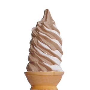 Chocolate-Vanilla Twist Soft Serve