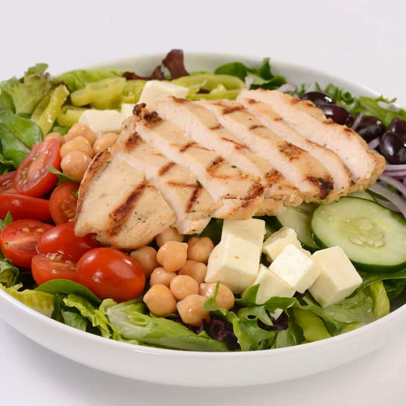 Greek Salad with Chicken