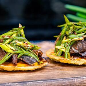 Scallion Pancake Tostada [Available starting January 17]