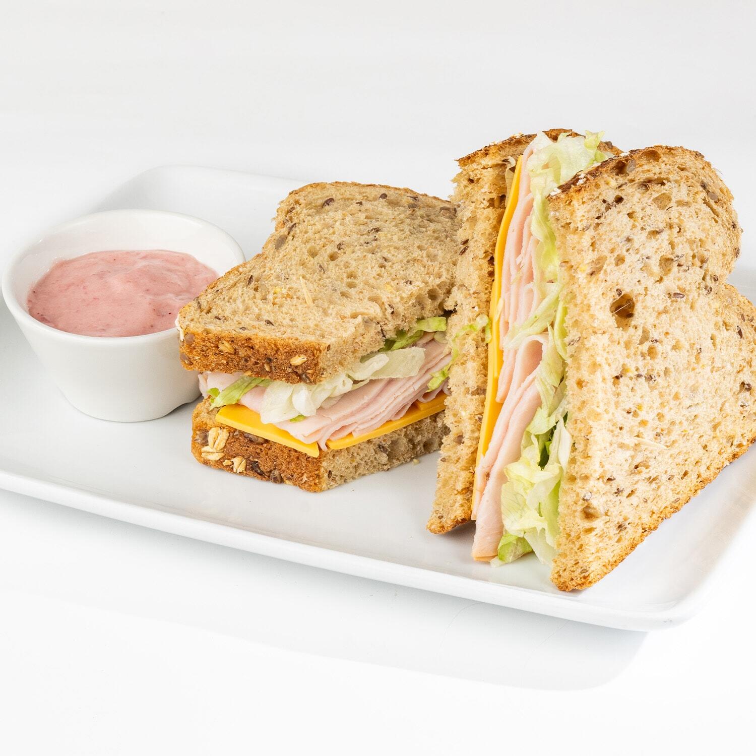 Turkey and Cheddar Sandwich