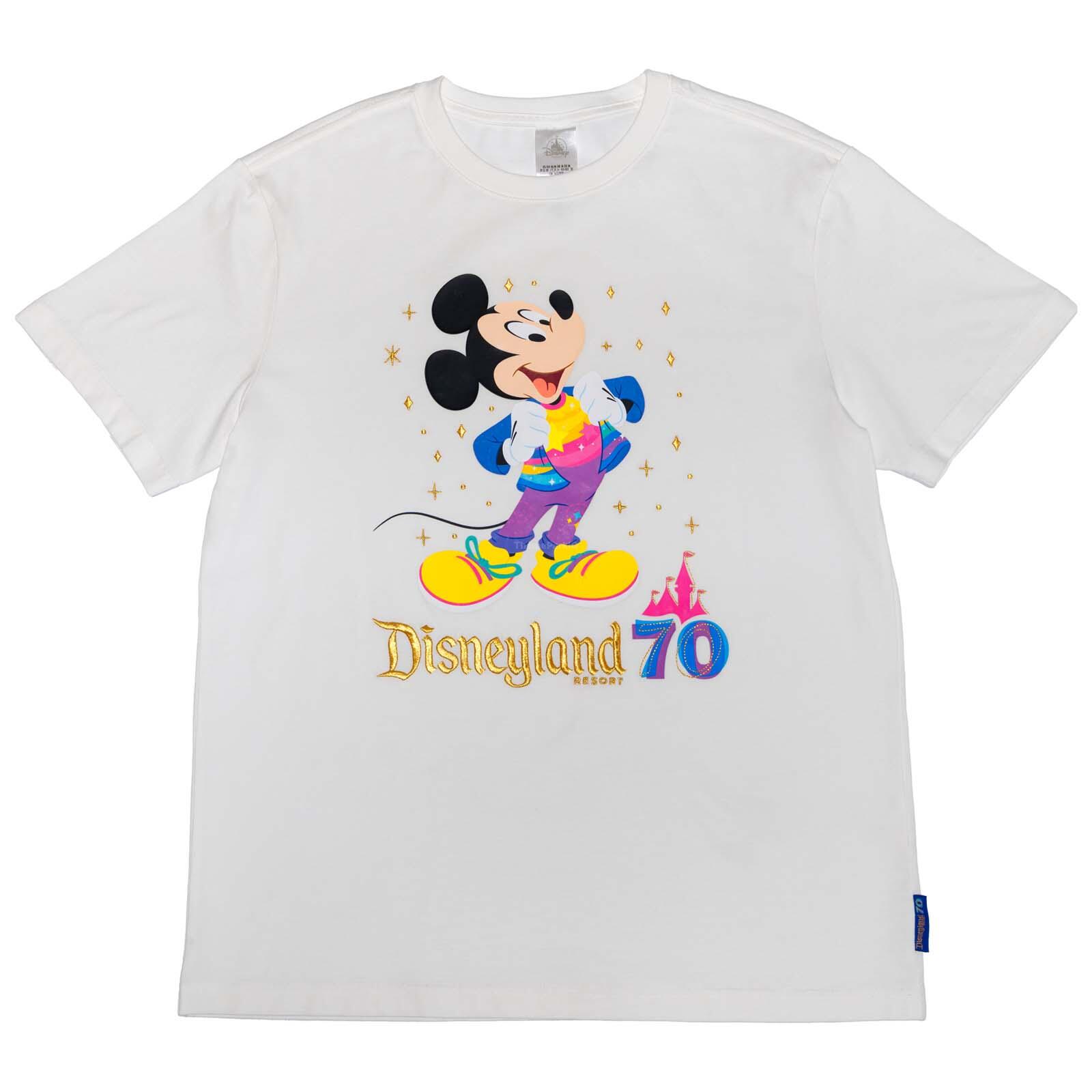 Mickey Mouse Disneyland Resort 70th Anniversary Celebration T-Shirt for Adults – M