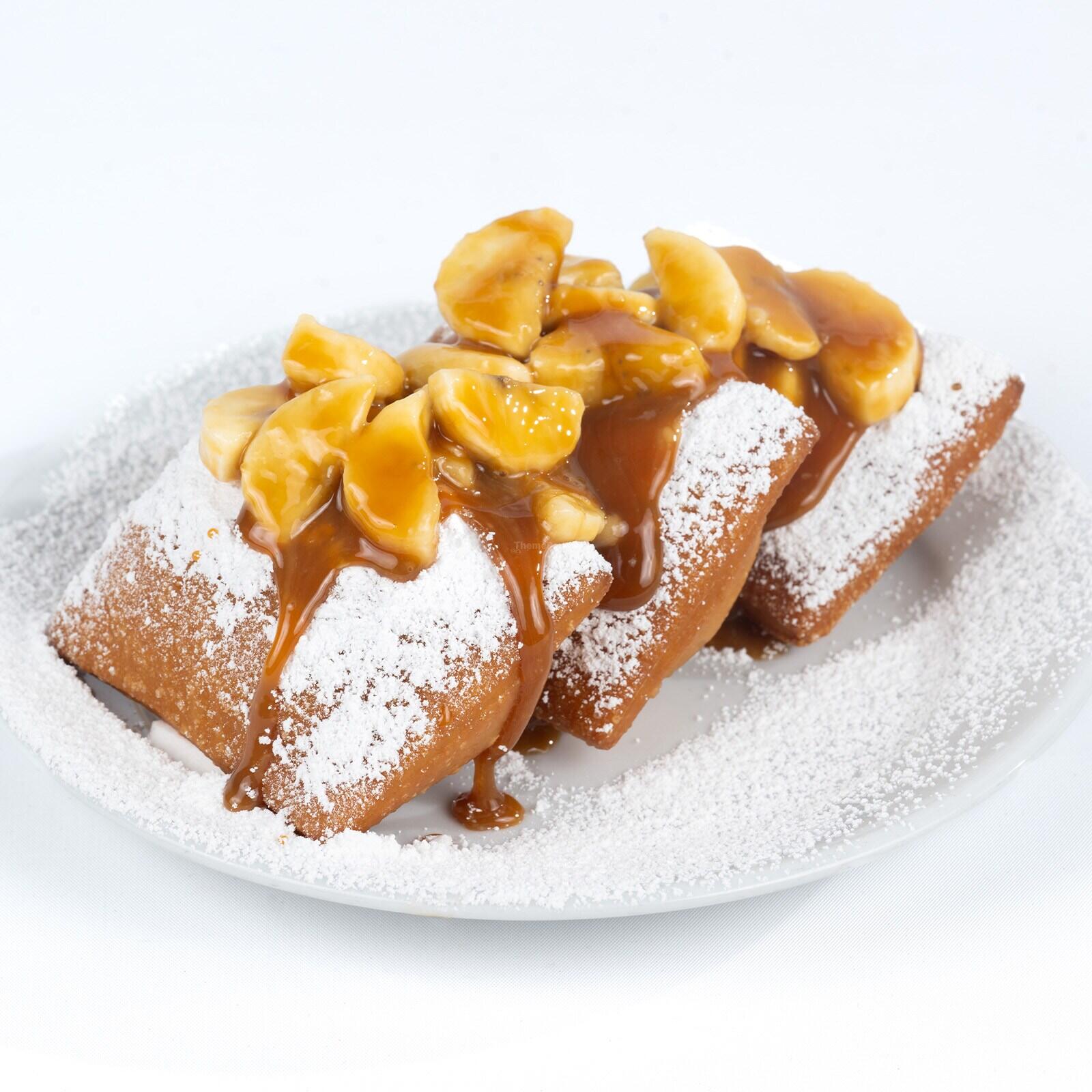 Banana-Caramel Beignets