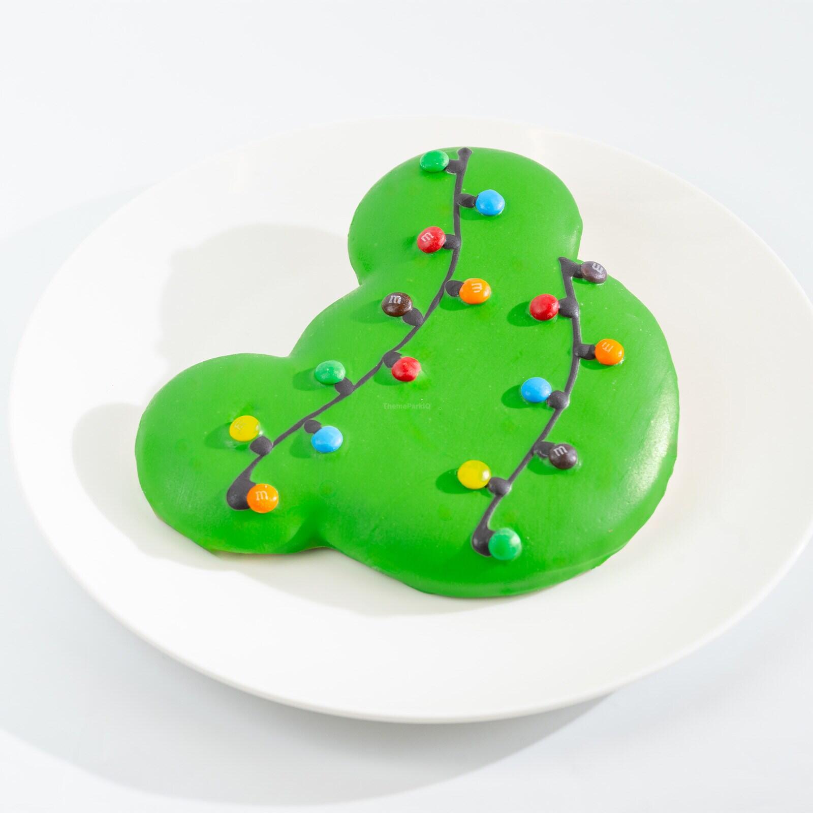 Large Mickey Holiday Cookie with M&M'S® Milk Chocolate Minis